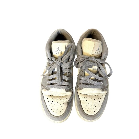 Air Jordan 1 Low SE Canvas Light Smoke Grey Sail | Women’s 7.5 - Picture 4 of 10